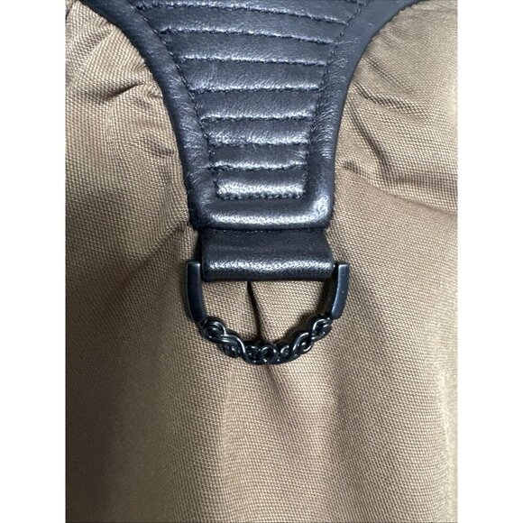 Sea Plus C+ impress skirt, golden brown, small,vegan leather, lined, fairy core - Picture 8 of 16